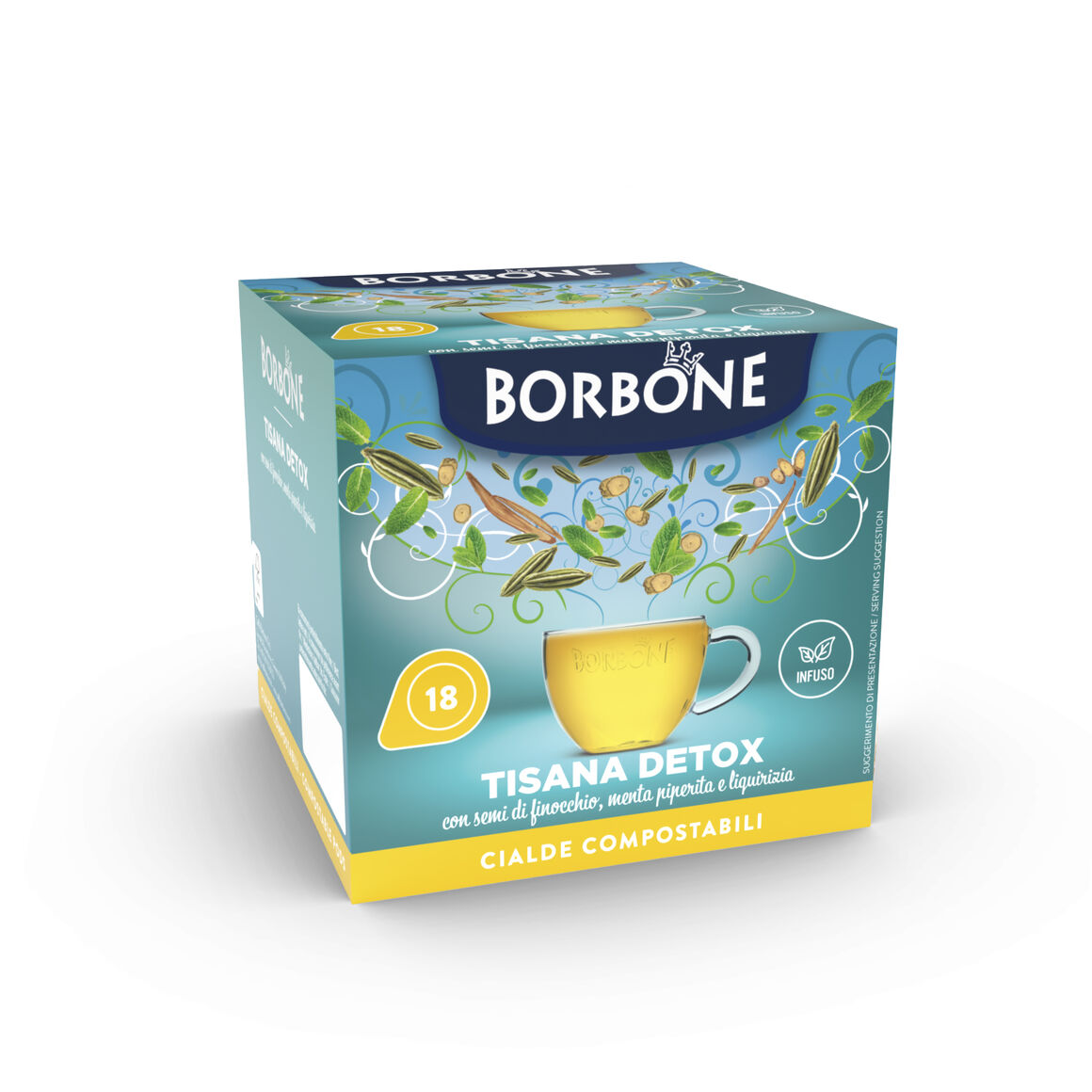 BORBONE CIALDA TISANA DETOX 18 PZ BORBONE CIALDA TISANA DETOX 18 PZ