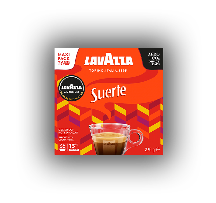 LAVAZZA A MODO MIO ORIGINALE SUERTE 36 PZ LAVAZZA A MODO MIO ORIGINALE SUERTE 36 PZ